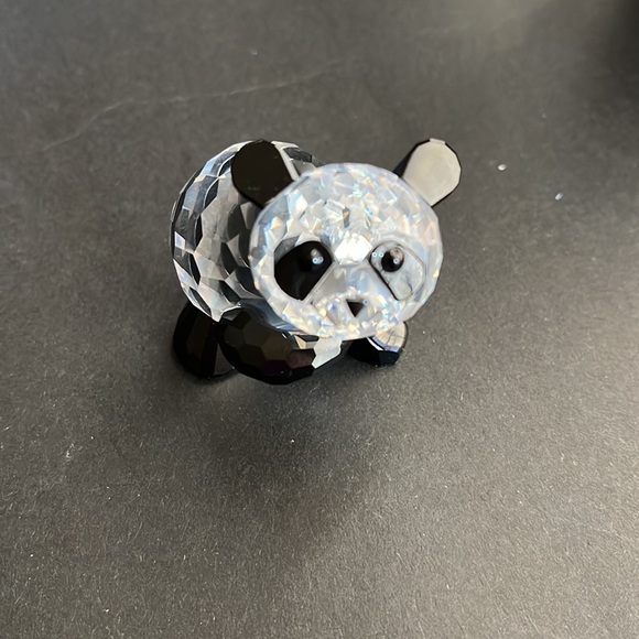 SWAROVSKI Silver Crystal Mother Panda #181080 with Box & Certificate - Picture 3 of 5